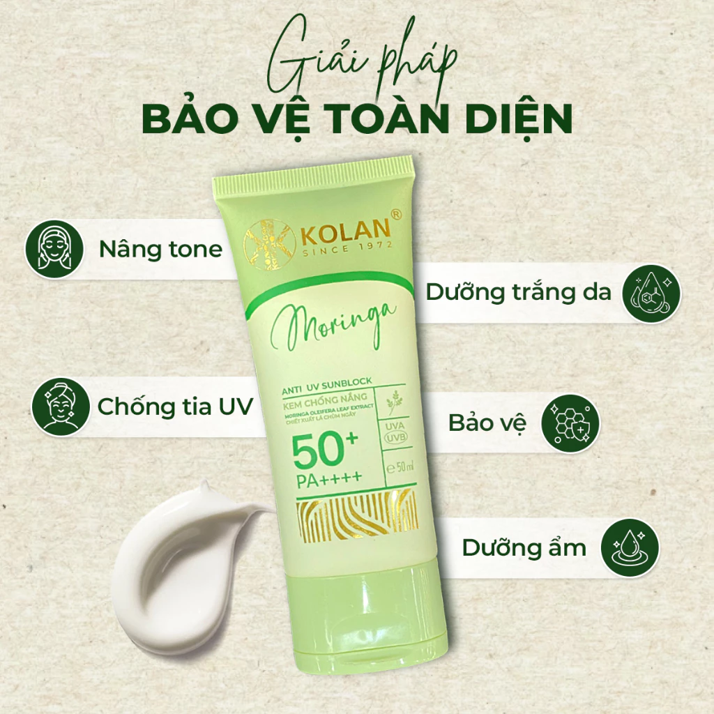 Kem chống nắng Kolan – Lựa chọn giá rẻ, chất lượng cho học sinh, sinh viên
