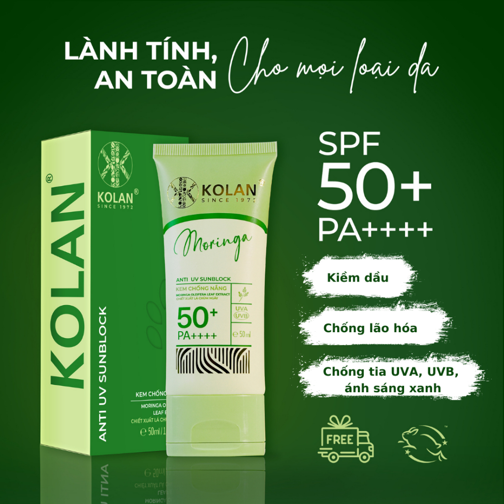 Hướng dẫn sử dụng kem chống nắng Kolan để bảo vệ da tối ưu